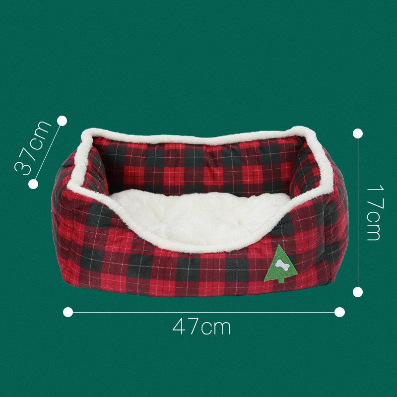 KFX-2501181 Cozy Spring & Summer Cat and Dog Nest with Quality Sponge and Cotton Padding
