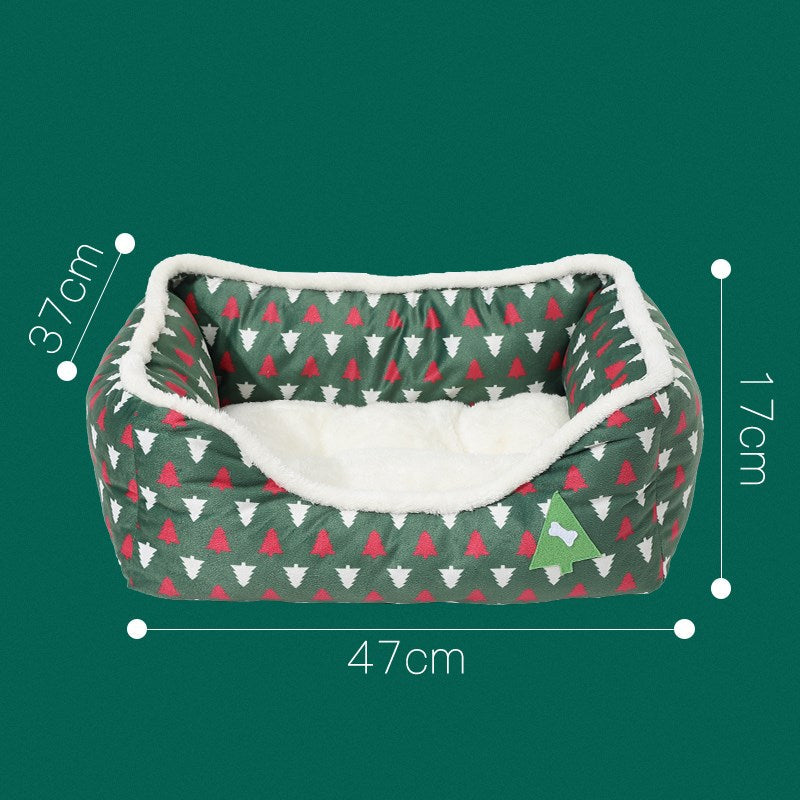 KFX-2501181 Cozy Spring & Summer Cat and Dog Nest with Quality Sponge and Cotton Padding