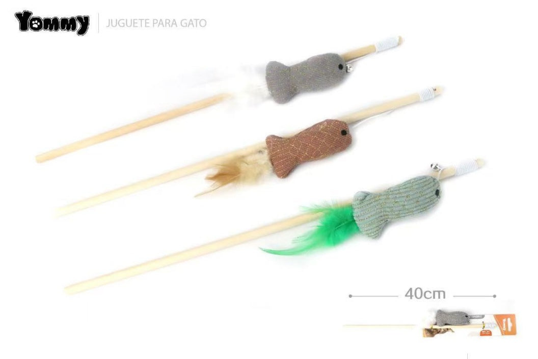 KFX-2507709 Hilarious Cat Toy Stick for Interactive Play and Fun