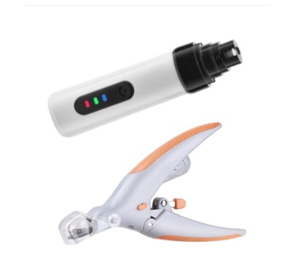 KFX-2510653 Multifunctional Pet Nail Clipper with Magnifying Glass and LED Light
