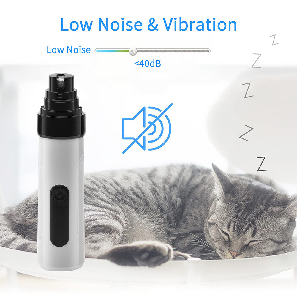 KFX-2510653 Multifunctional Pet Nail Clipper with Magnifying Glass and LED Light