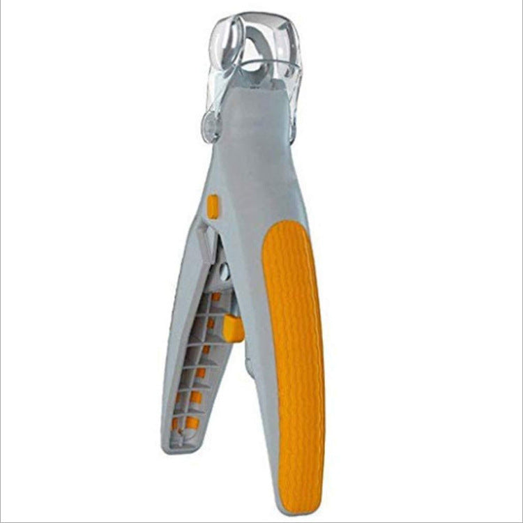 KFX-2510653 Multifunctional Pet Nail Clipper with Magnifying Glass and LED Light