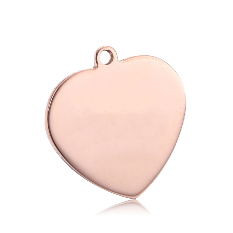 KFX-2515261 Titanium Steel Personalized Pet ID Tag - Durable Anti-Lost Design in Various Shapes