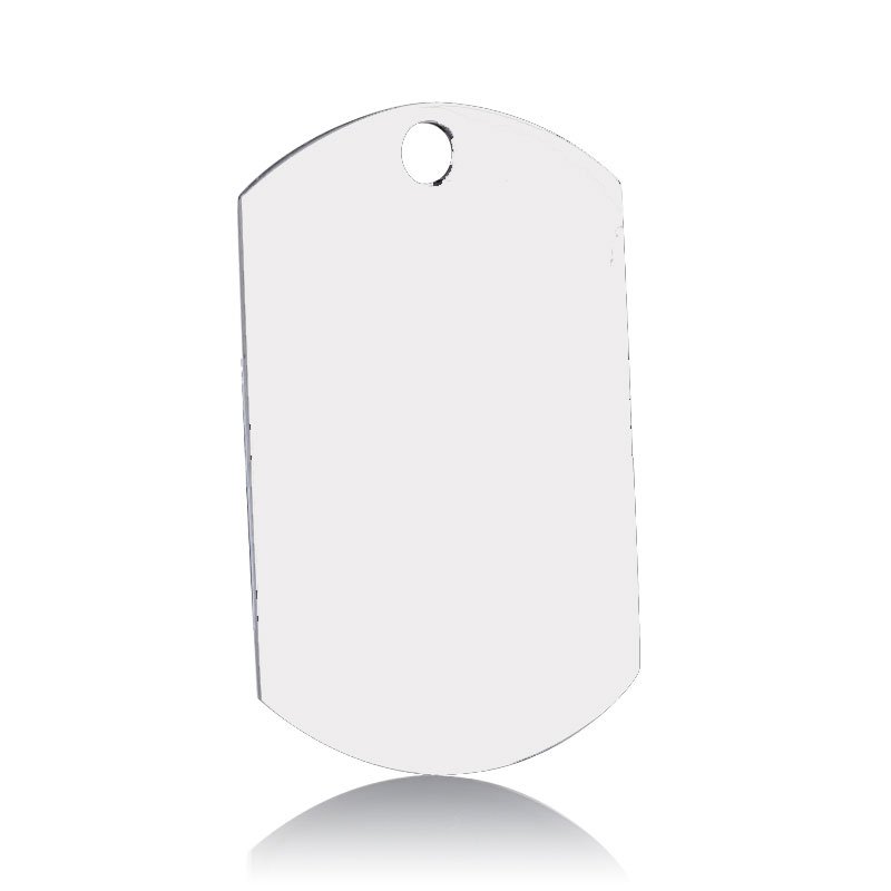 KFX-2515261 Titanium Steel Personalized Pet ID Tag - Durable Anti-Lost Design in Various Shapes