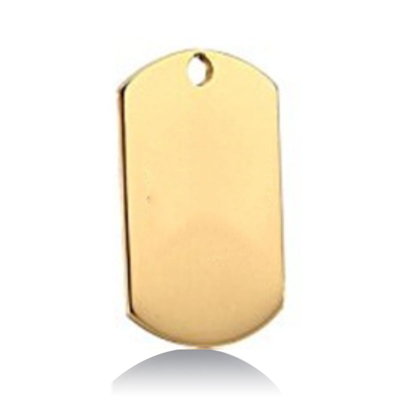 KFX-2515261 Titanium Steel Personalized Pet ID Tag - Durable Anti-Lost Design in Various Shapes