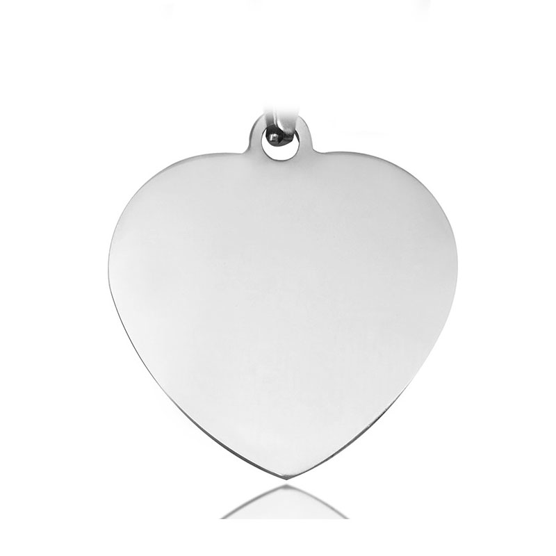 KFX-2515261 Titanium Steel Personalized Pet ID Tag - Durable Anti-Lost Design in Various Shapes