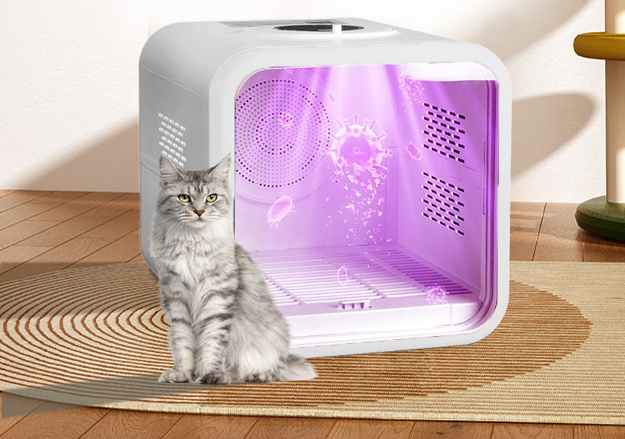 KFX-2516669 Pet Drying Box with Sterilization and Cat-Proof Window - Suitable for Cats, 220V, Below 1000W