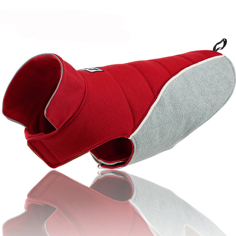 KFX-2517053 Warm Polar Fleece Cotton Coat for Dogs - Casual Thick Reversible Winter Vest