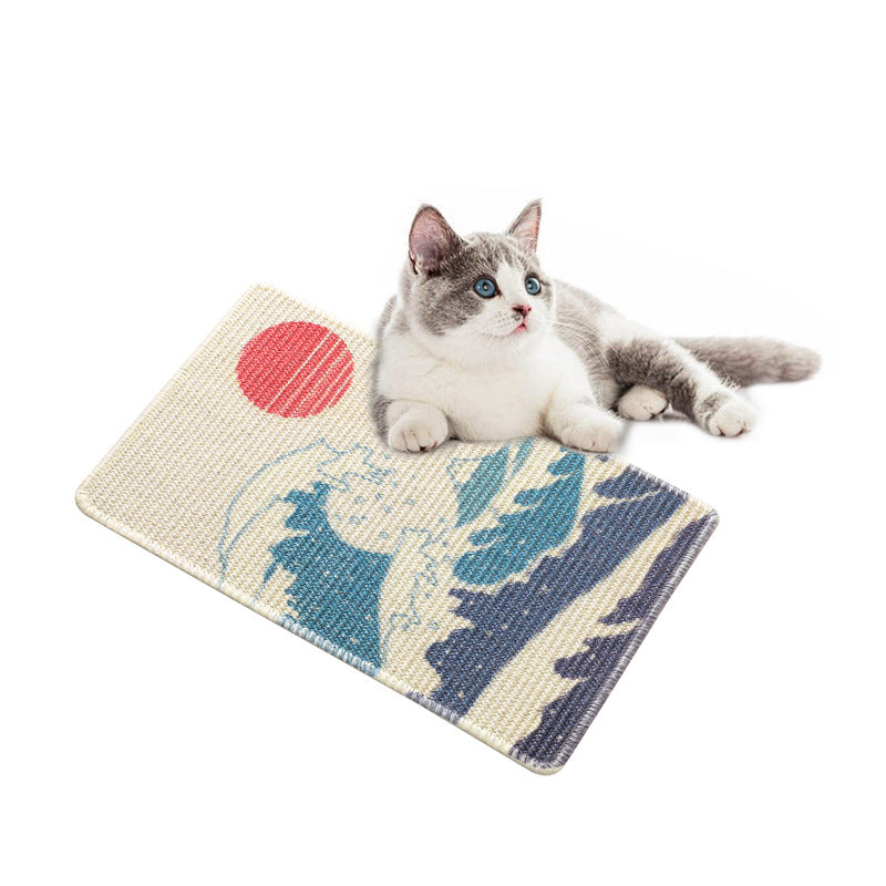 KFX-2518589 Sisal Cat Scratching Pad with Fun Cartoon Designs - Available in Multiple Styles and Sizes