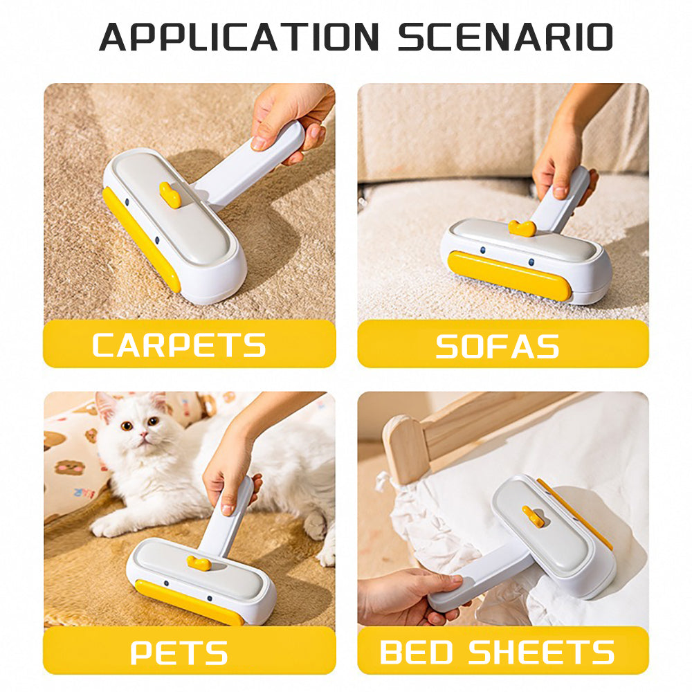 KFX-2519869 Pet Hair Remover Roller for Multi-Surface Cleaning - Reusable Lint Roller for Furniture, Clothing, and Bedding