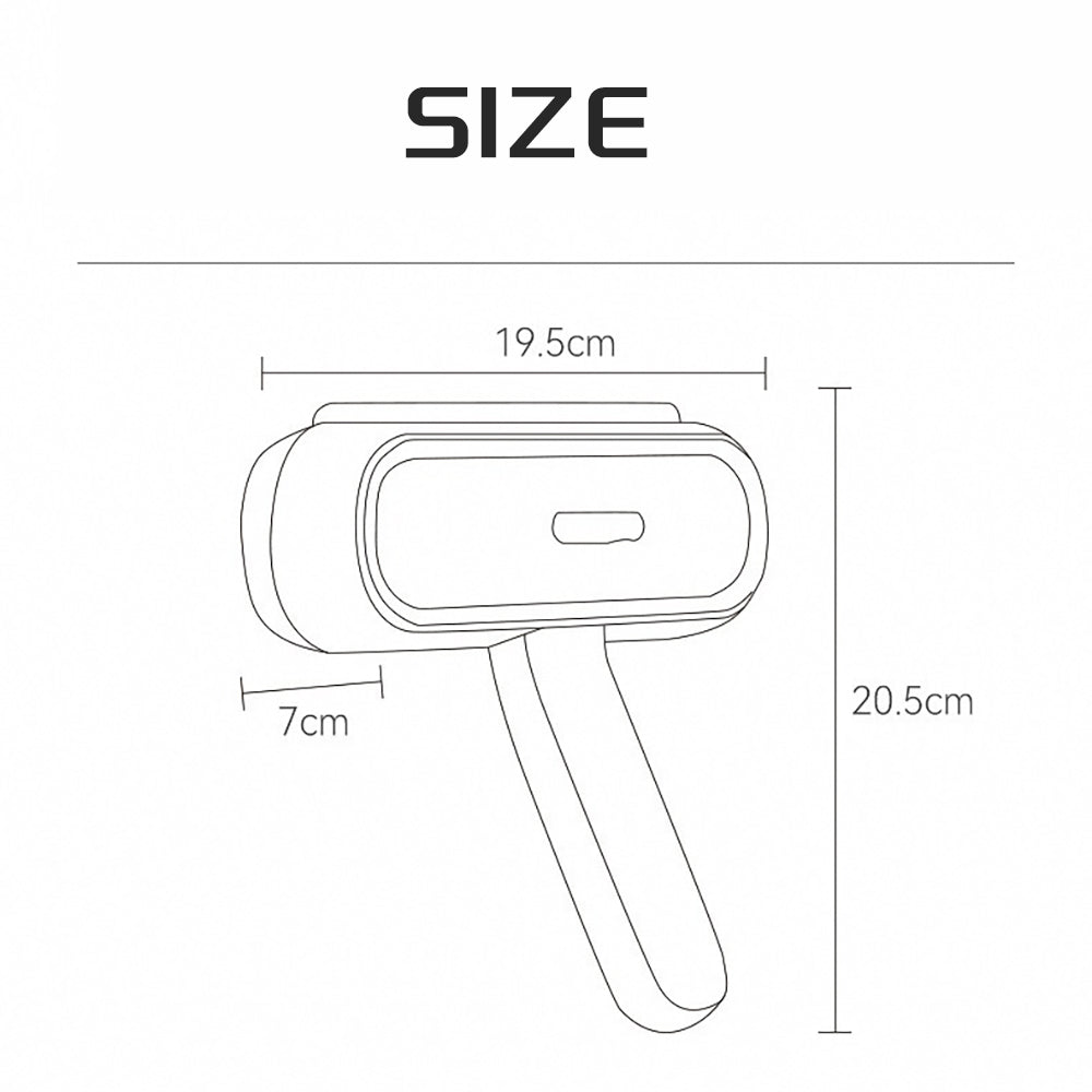 KFX-2519869 Pet Hair Remover Roller for Multi-Surface Cleaning - Reusable Lint Roller for Furniture, Clothing, and Bedding