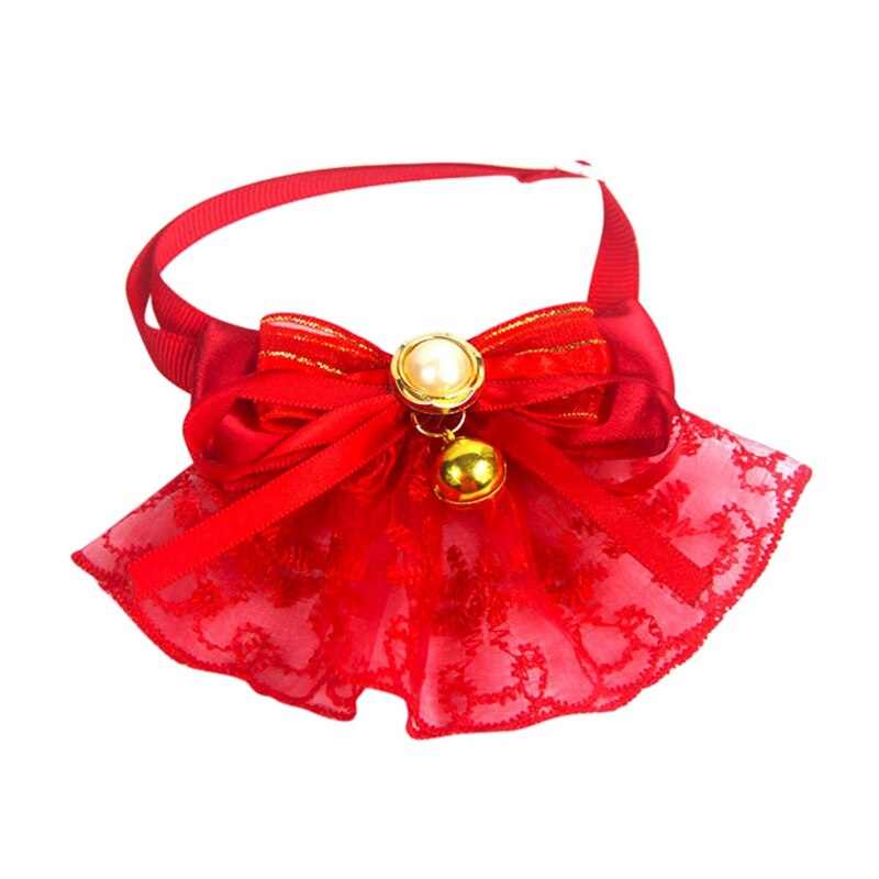 KFX-2520765 Dog Tie Bell with Adjustable Webbing, Casual Style, Fits 20-36 CM, Suitable for All Seasons