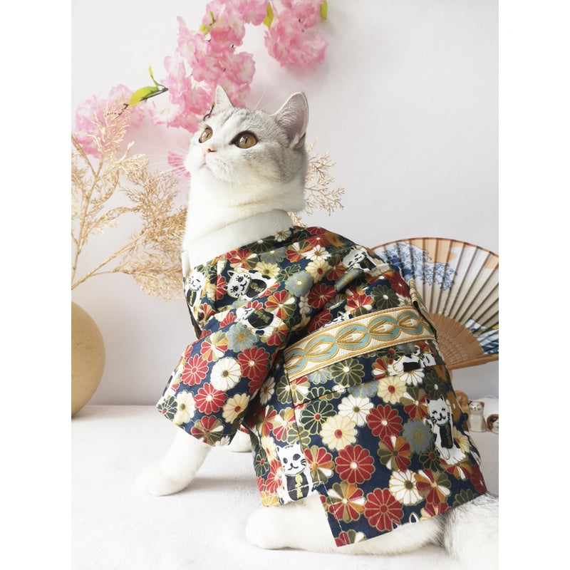 KFX-2522557 Cherry Blossom and Geisha Themed Apparel for Small Dogs and Cats - Various Sizes Available