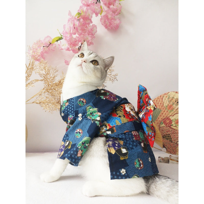KFX-2522557 Cherry Blossom and Geisha Themed Apparel for Small Dogs and Cats - Various Sizes Available