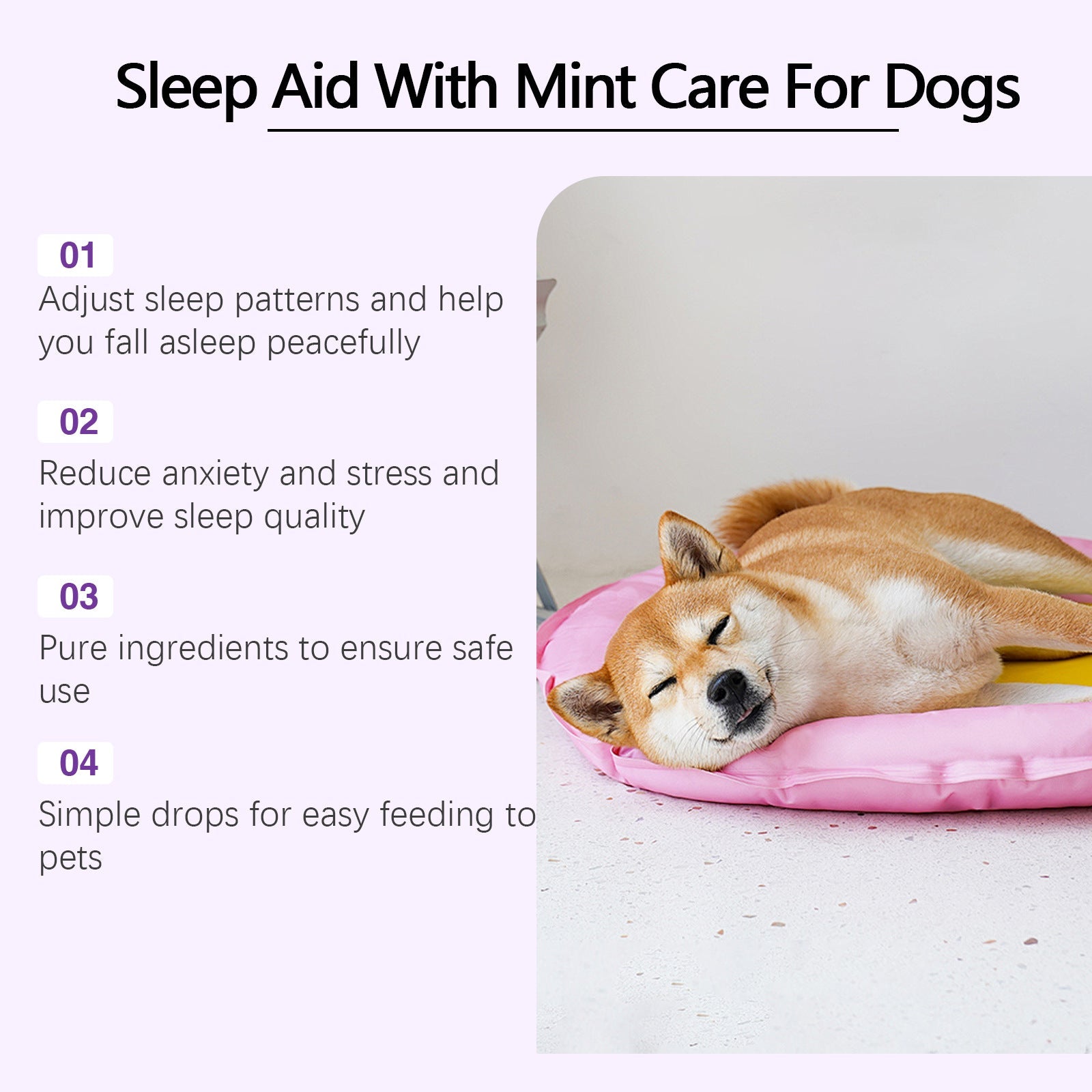 KFX-2526013 Dog Sleep Drops for Calm and Restful Nights - 60ml Nursing Drops