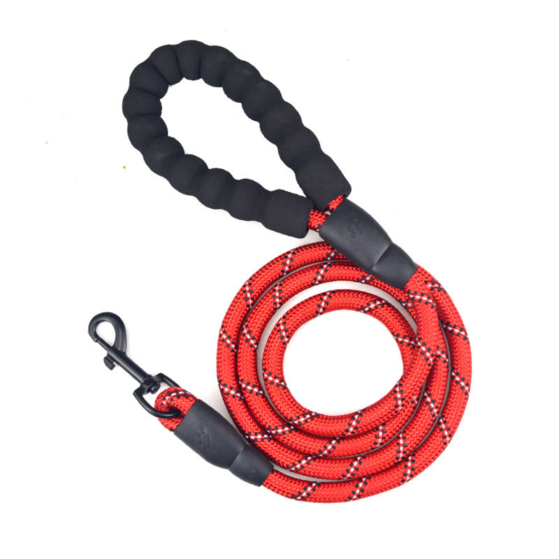 KFX-2527933 Reflective Nylon Dog Leash in Multiple Colors and Lengths