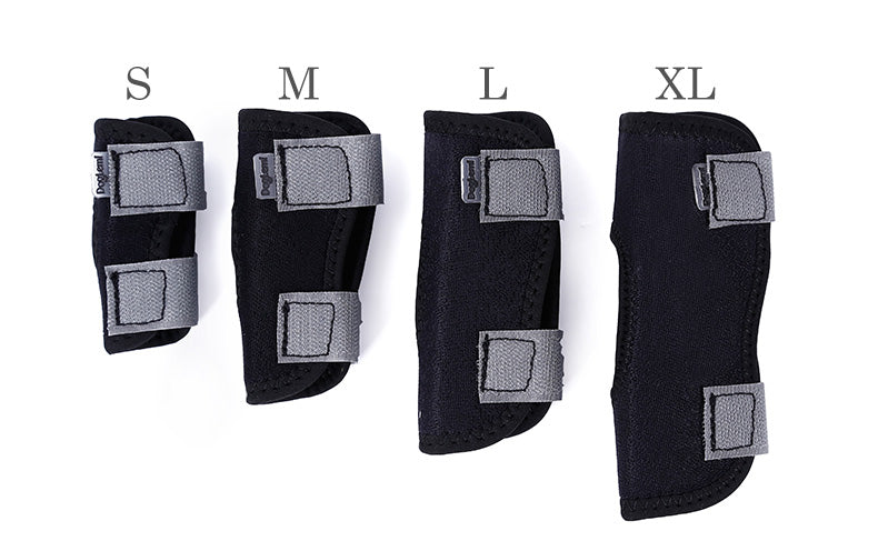 KFX-2530749 Dog Leg Recovery Cover - Neoprene Protective Wrap, Black, Multiple Sizes Available