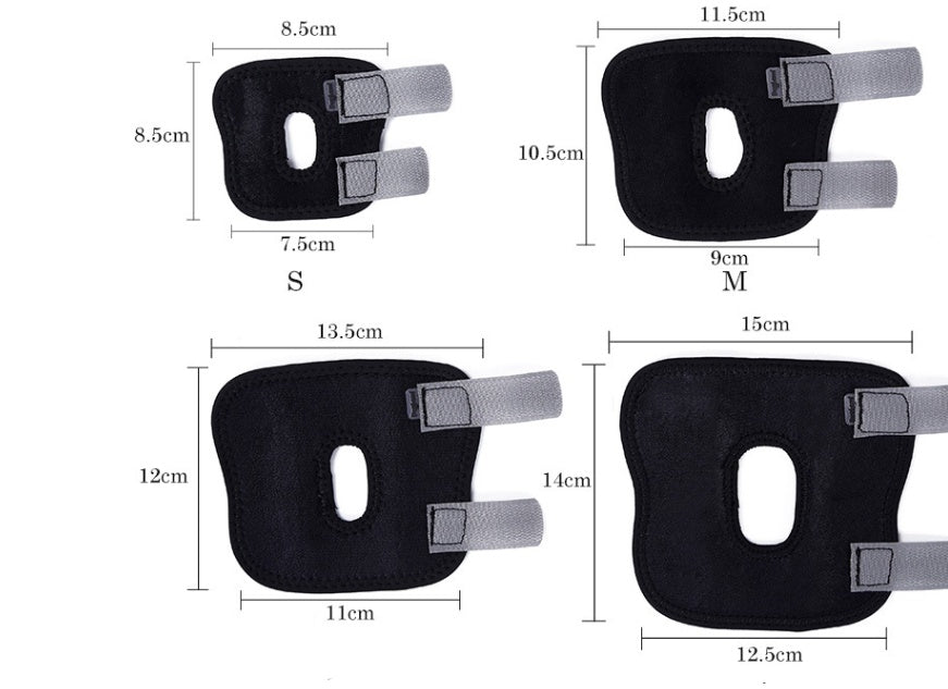 KFX-2530749 Dog Leg Recovery Cover - Neoprene Protective Wrap, Black, Multiple Sizes Available