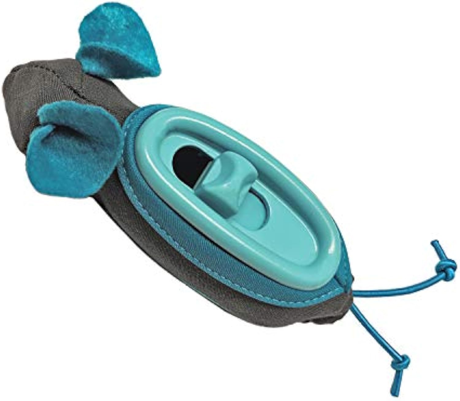 KFX-2531389 Interactive Indoor Hunting Treat Dispenser for Cats with Adjustable Feeder and Fabric Skin