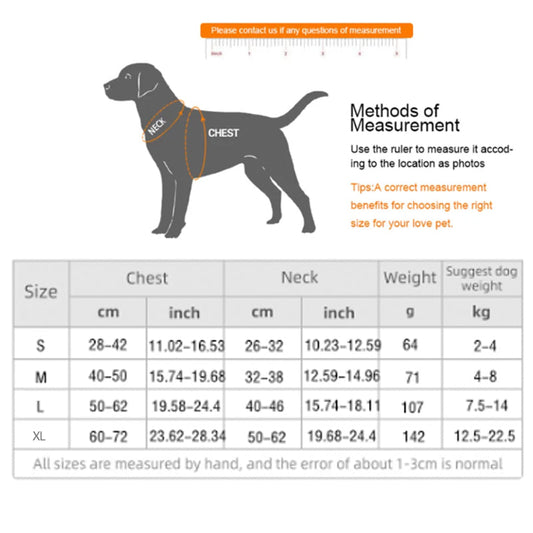 KFX-2537149 Adjustable Reflective Mesh Dog and Cat Harness Vest with Chest Strap for Small to Large Pets - Includes Leash