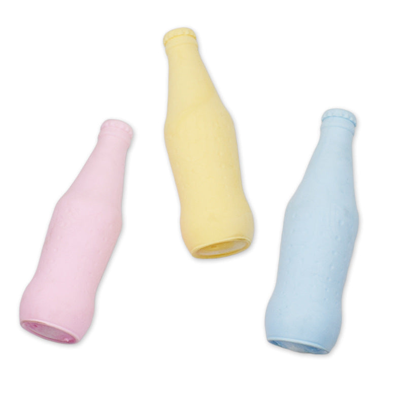 KFX-2540477 Customizable Foaming Pet Tooth Cleaning Toy - Yellow, Pink, Blue, Made from Special TPR