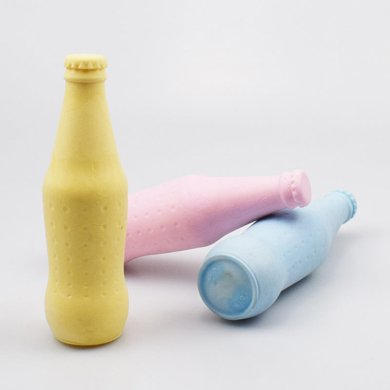 KFX-2540477 Customizable Foaming Pet Tooth Cleaning Toy - Yellow, Pink, Blue, Made from Special TPR
