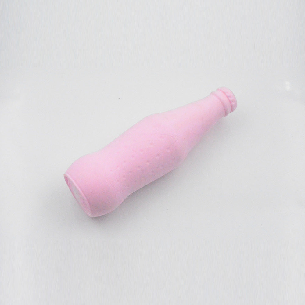 KFX-2540477 Customizable Foaming Pet Tooth Cleaning Toy - Yellow, Pink, Blue, Made from Special TPR