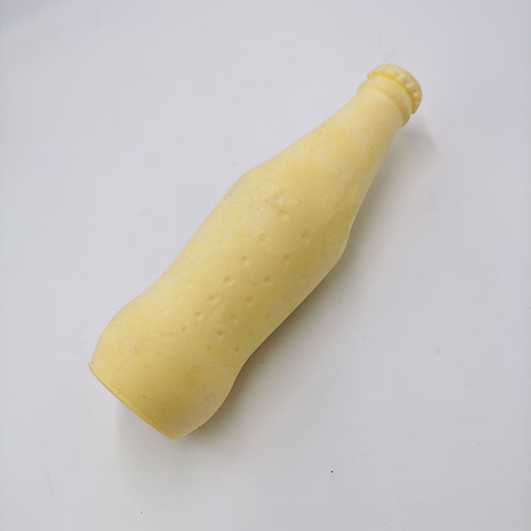 KFX-2540477 Customizable Foaming Pet Tooth Cleaning Toy - Yellow, Pink, Blue, Made from Special TPR