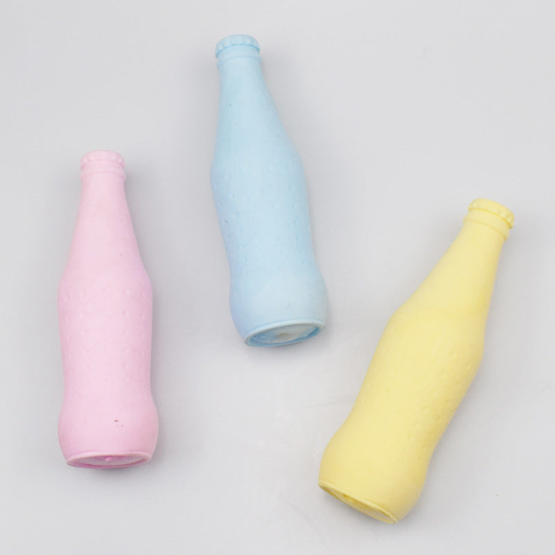 KFX-2540477 Customizable Foaming Pet Tooth Cleaning Toy - Yellow, Pink, Blue, Made from Special TPR