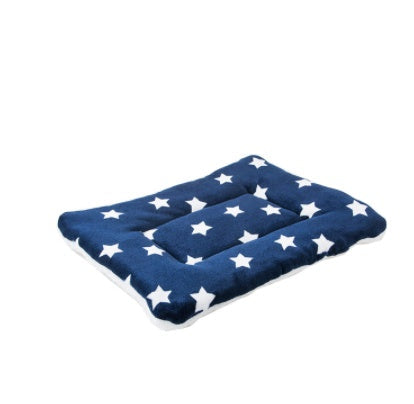 KFX-2541501 Cute Cartoon Lamb Cashmere and Flannel Universal Dog Mat