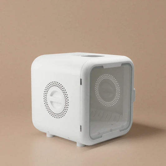 KFX-254291 Eco-Friendly Automatic Pet Hair Dryer Box for Small Animals and Cats, Low Noise Design - 43x47x47 CM