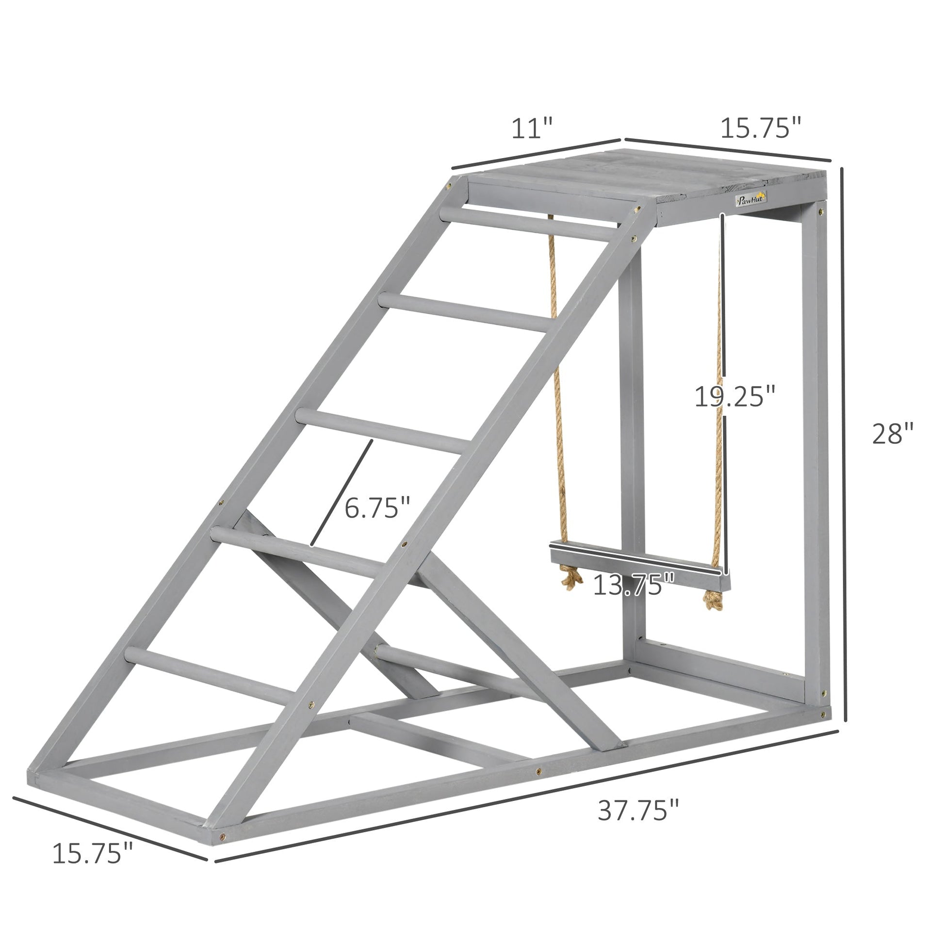 KFX-2543293 Chicken Activity Center with Swings, Perches, and Ladder for Enhanced Hen Wellbeing