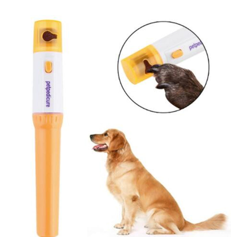 KFX-2543421 Electric Nail Polisher for Cats and Dogs - Plastic Nail Sharpener Set