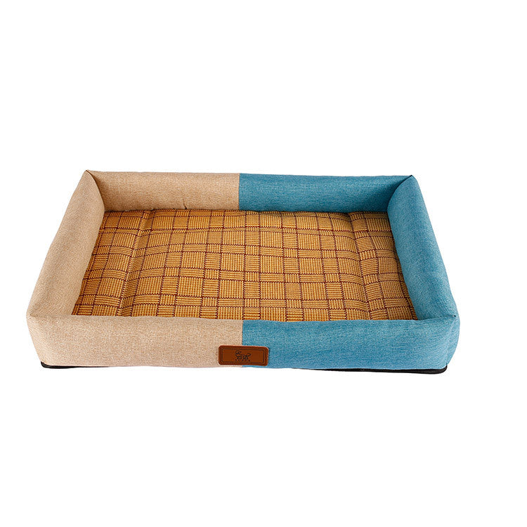 KFX-2543677 Cozy Summer Pet Nest for Dogs and Cats - Fabric Bed 40x30cm