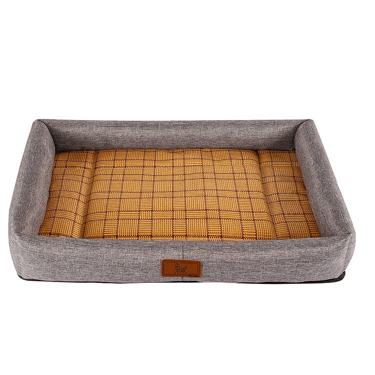 KFX-2543677 Cozy Summer Pet Nest for Dogs and Cats - Fabric Bed 40x30cm