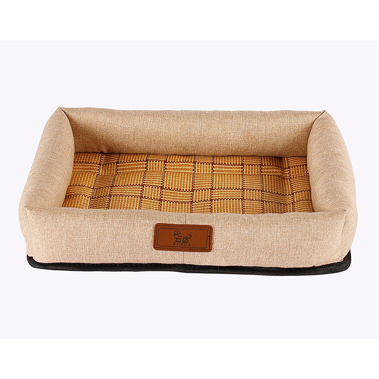 KFX-2543677 Cozy Summer Pet Nest for Dogs and Cats - Fabric Bed 40x30cm