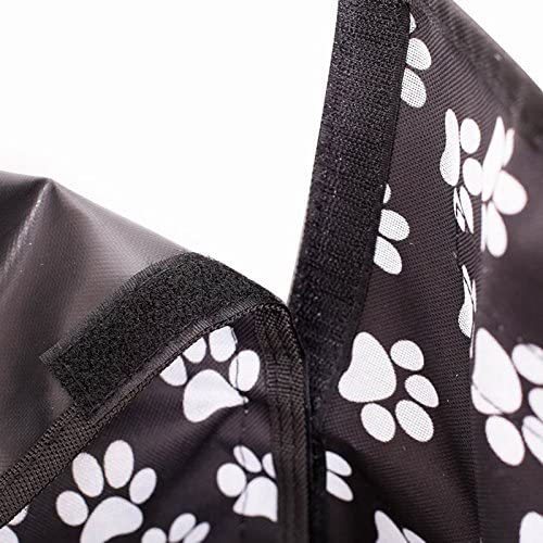 KFX-2544445 Waterproof Dog Car Mat with Paw Print Design for SUV Trunk Protection