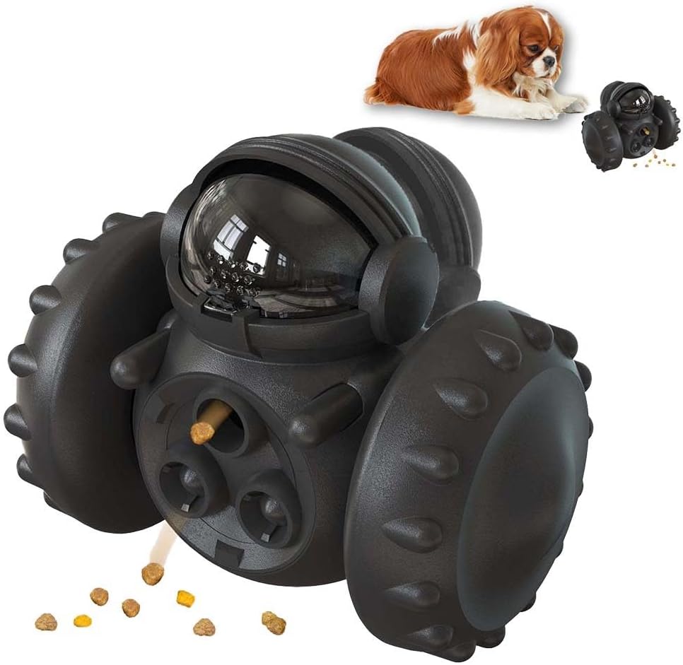 KFX-2552637 Interactive Food Dispenser Toy for Small Dogs and Cats - Durable Slow Feeder Puzzle for Problem-Solving and Weight Management