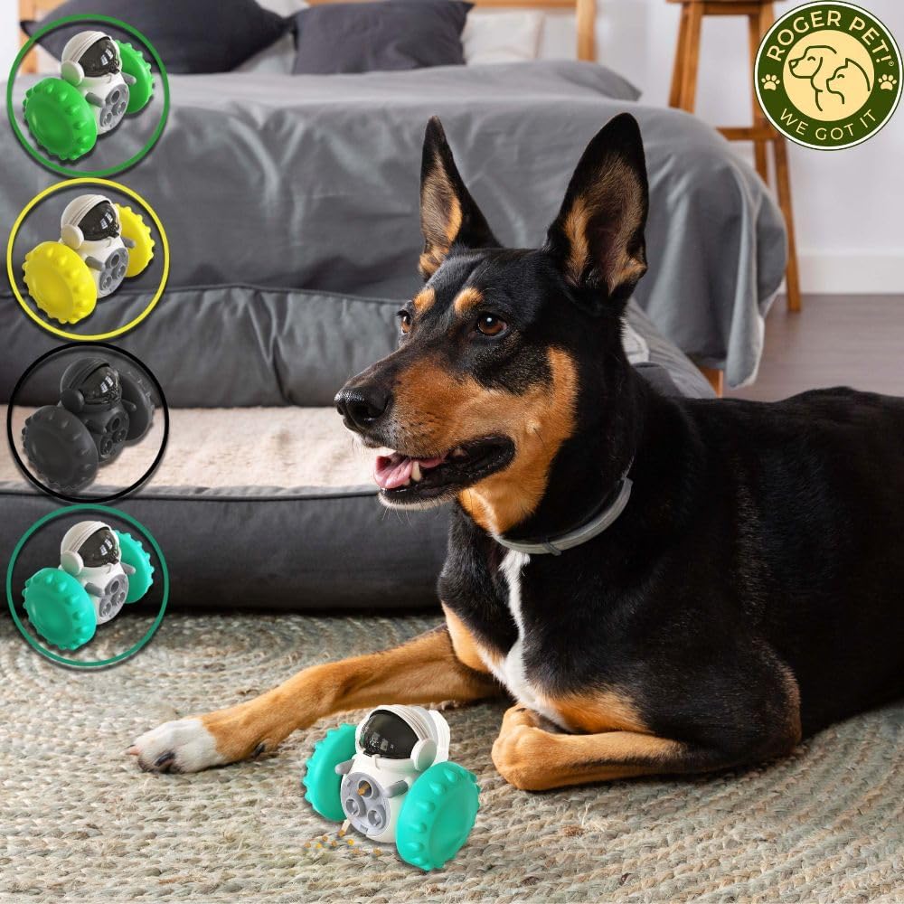 KFX-2552637 Interactive Food Dispenser Toy for Small Dogs and Cats - Durable Slow Feeder Puzzle for Problem-Solving and Weight Management