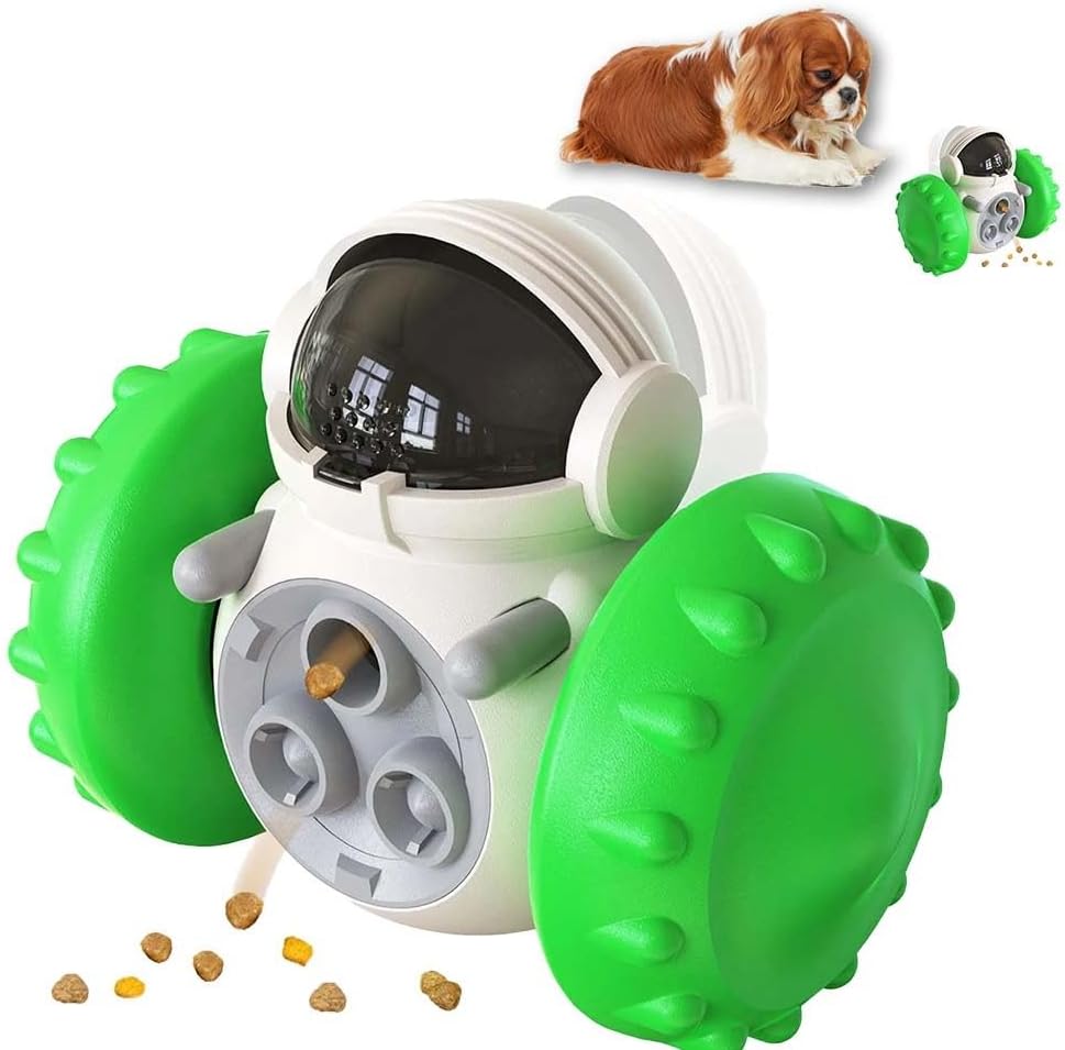 KFX-2552637 Interactive Food Dispenser Toy for Small Dogs and Cats - Durable Slow Feeder Puzzle for Problem-Solving and Weight Management