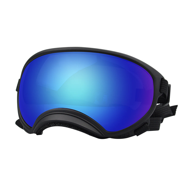 KFX-2552765 Ski Dog Goggles with Double Layer Anti-Fog Lens for Wind and Sand Protection