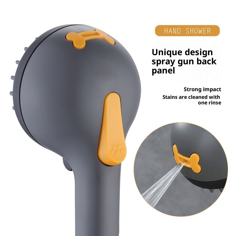 KFX-2553021 Portable Pet Dog Shower Nozzle for Massage and Rain Experience