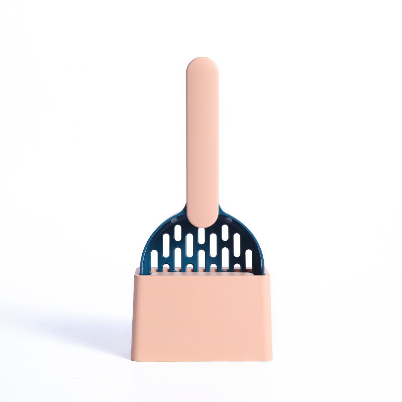 KFX-2556733 Cat Litter Scoop Set with Base - ABS Material, Multiple Color Options, 26.6 x 12.7 x 5.4 cm
