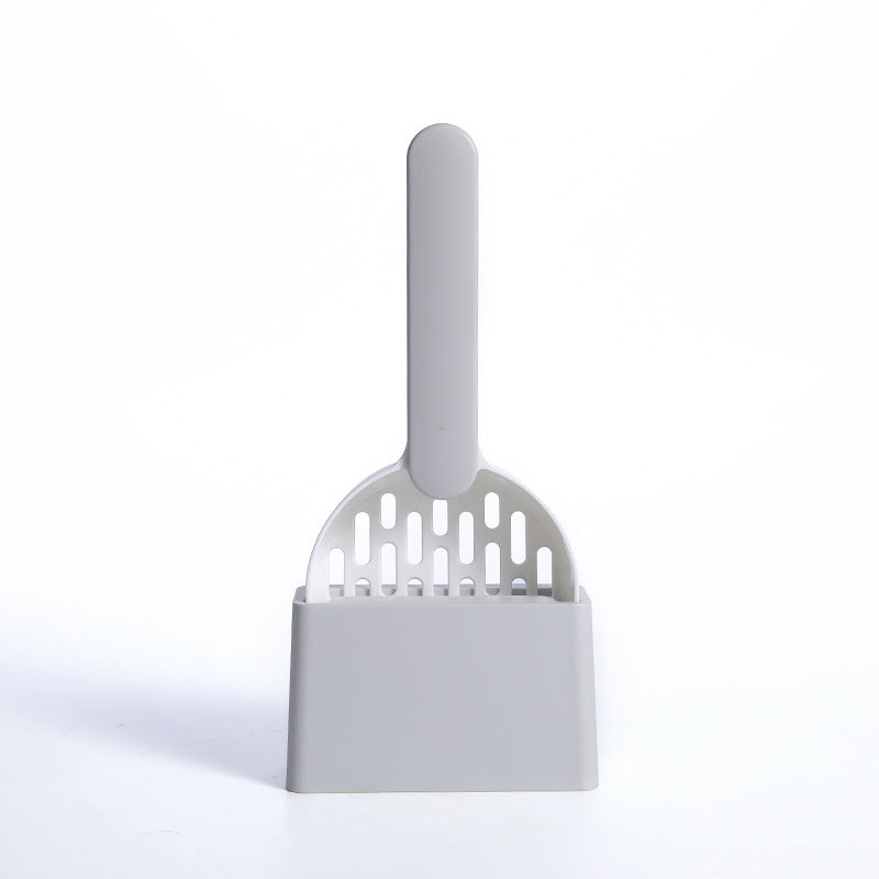 KFX-2556733 Cat Litter Scoop Set with Base - ABS Material, Multiple Color Options, 26.6 x 12.7 x 5.4 cm