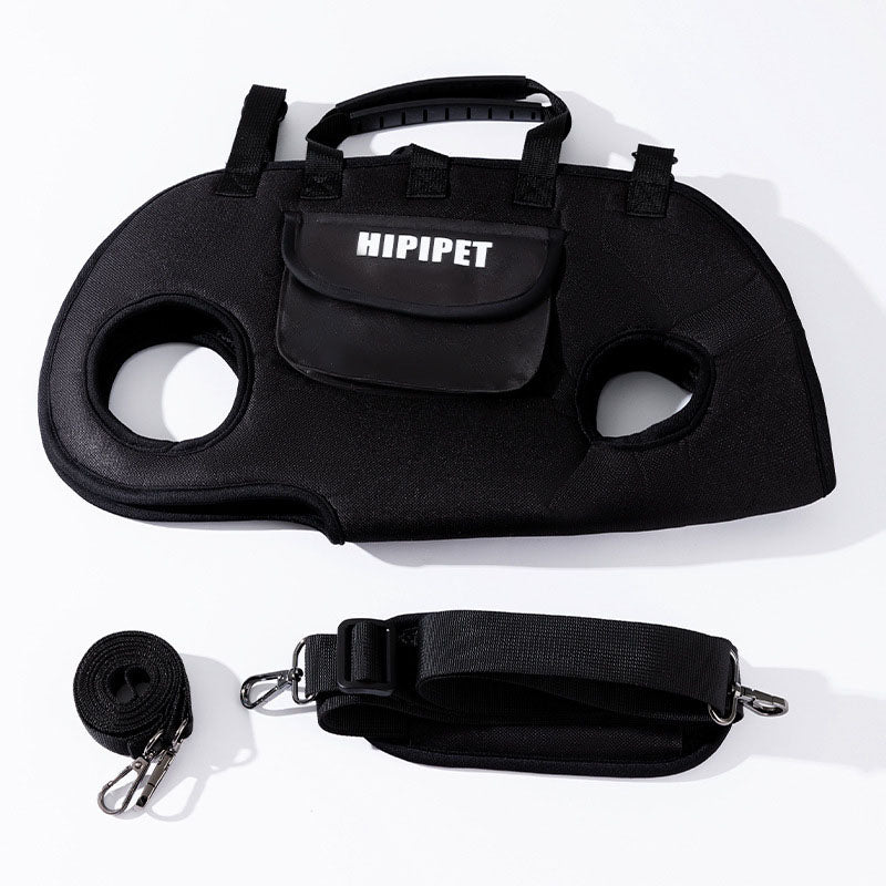 KFX-2558525 Outdoor Traction Backpack Set for Dogs and Cats with Leash and Harness, Breathable Design for Carrying Comfort