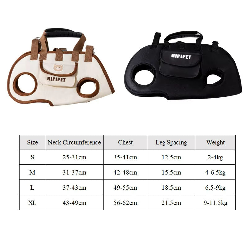 KFX-2558525 Outdoor Traction Backpack Set for Dogs and Cats with Leash and Harness, Breathable Design for Carrying Comfort