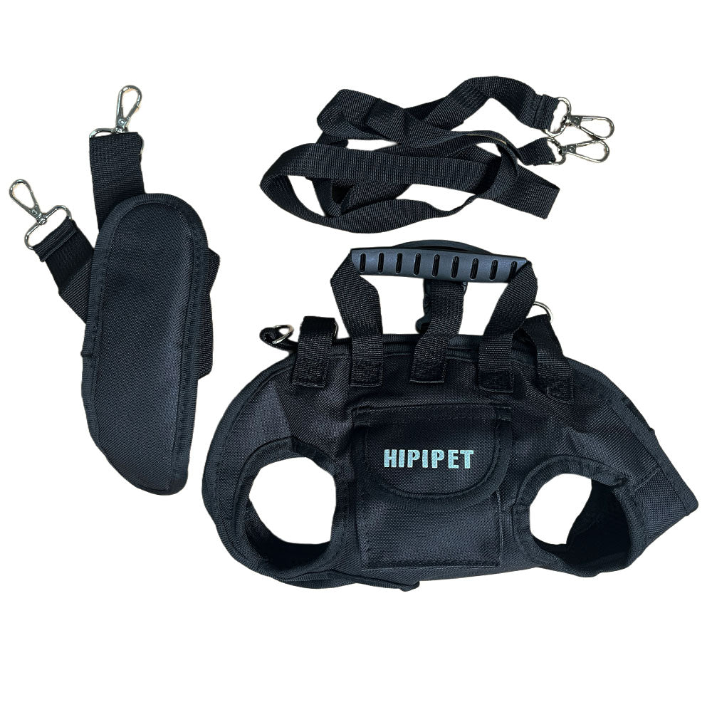 KFX-2558525 Outdoor Traction Backpack Set for Dogs and Cats with Leash and Harness, Breathable Design for Carrying Comfort