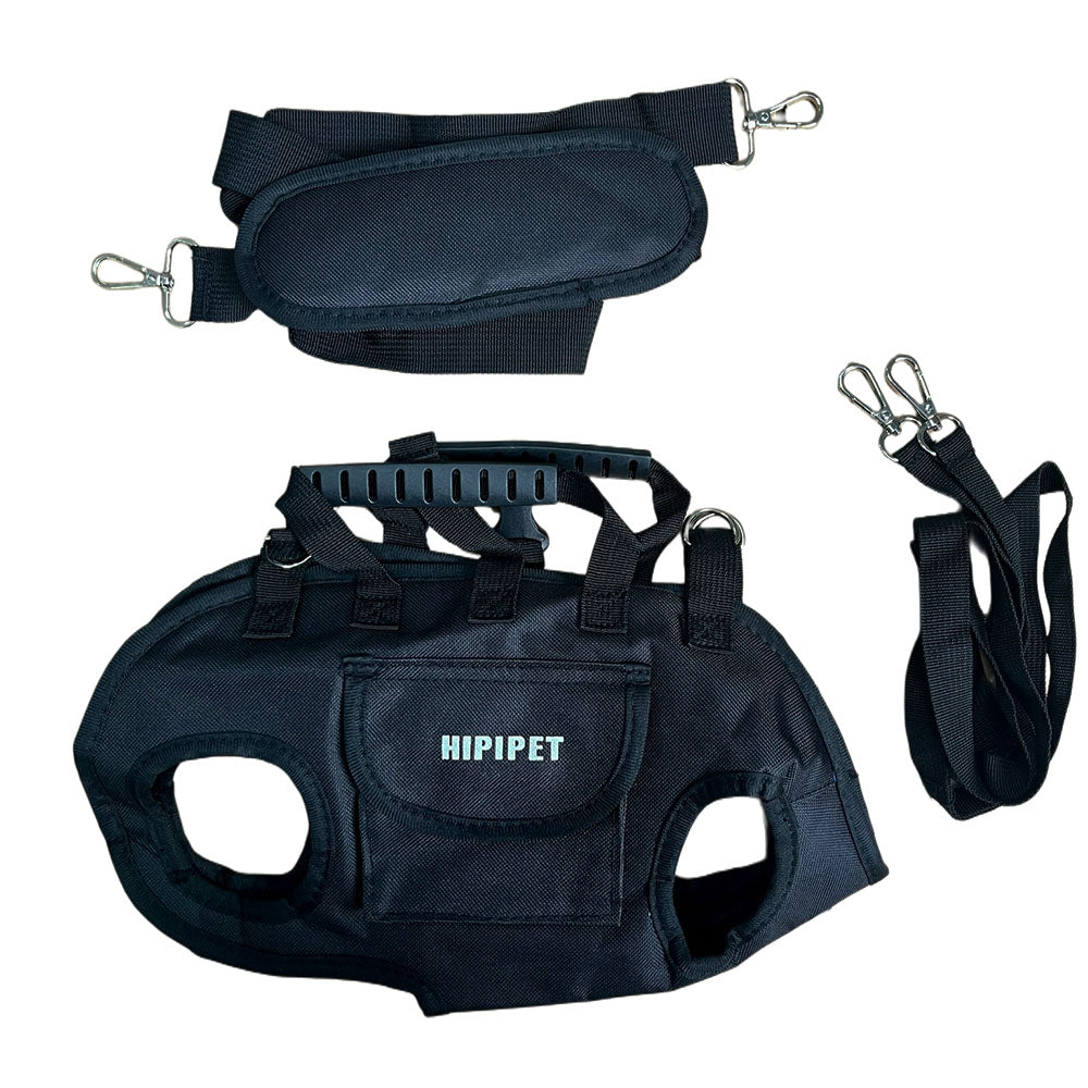 KFX-2558525 Outdoor Traction Backpack Set for Dogs and Cats with Leash and Harness, Breathable Design for Carrying Comfort