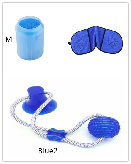 KFX-2558781 Pet Paw Cleaning Kit with Soft Brush for Efficient Washing and Hygiene