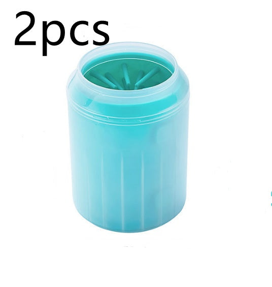 KFX-2558781 Pet Paw Cleaning Kit with Soft Brush for Efficient Washing and Hygiene